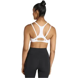 adidas Optime Workout Strappy Light Support Bra White M