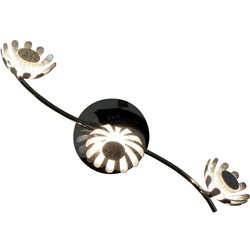 ECO-LIGHT LED-Wand- und Deckenleuchte »Bloom-Spots«, silberfarben, inkl. Leuchtmittel