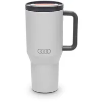 Audi collection shop Audi Thermobecher Strohhalm, hellgrau