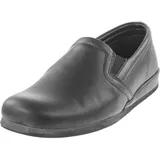 Rohde Viborg 6402 Herren Schuhe Hausschuhe Leder, Größe:39 EU, Farbe:Schwarz - 39 EU