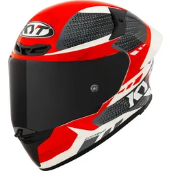 KYT TT-Revo Gear Helm, schwarz-rot, Größe M