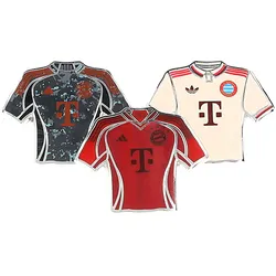 FC BAYERN MÜNCHEN Pin Trikots 3er-Set
