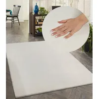 MERINOS Teppich MERINOS "Focus 47", beige (creme), B:140cm H:11mm