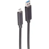 ShiverPeaks USB-A auf USB-C 15 m Schwarz