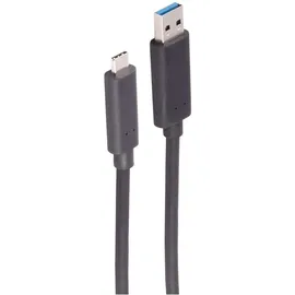 ShiverPeaks USB-A auf USB-C 15 m Schwarz