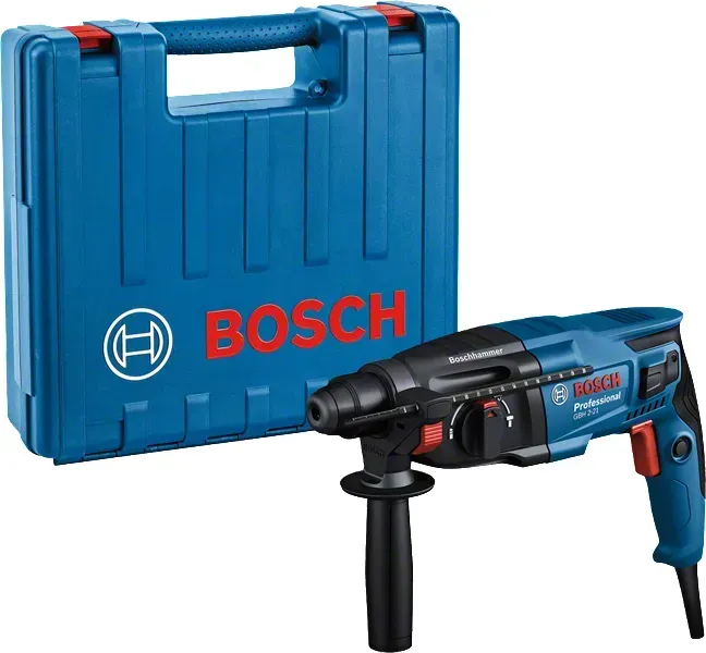 Bosch Professional GBH 2-21 (CC) Bohrhammer SDS-Plus + Rundschaftbohrfutter (06112A6001)