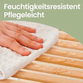 Songmics Badezimmerregal Carte 33 x 33 x 146 cm, Weiß