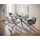 Novel 95 x 76 x 180-230 cm grau/schwarz
