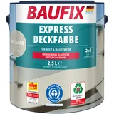baufix Express Deckfarbe Hellgrau matt 2,5 l