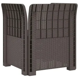 vidaXL 1-Sitzer Sessel 1 x 1 x 1 cm grau