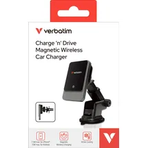 Verbatim Wireless Charger, KFZ, Qi, Magnetic, RGB, CND-03