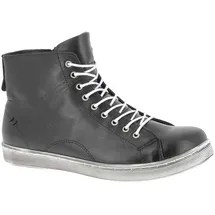 Andrea Conti Damen High Top Sneaker Schnürer Leder dynamisch 0341500, Schwarz 39