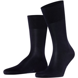 Falke Herren Socken Tiago Strümpfe, Baumwolle einfarbig Dunkelblau 43-44