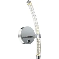 GLOBO LED Wandleuchte Glas gebogen Flurleuchte Wohnzimmerlampe Schlafzimmerleuchte Touchdimmer