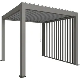 Biohort Pavillonseitenteil 1 Stück 3,27 x 2,35 m Grau