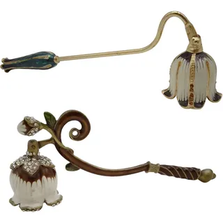 Kerzenlöscher, Vintage-Kerzenlöscher, Vintage-Kerzenstopfen mit langem Griff, sicheres Löschen und keine Dämpfe, 2 Stück