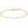 Julie Julsen Armband 925/- Sterling Silber vergoldet 8 Perlen 19 cm