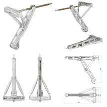 PRO PLUS ProPlus 361504 ausziehbarer Eckstabilisator für 750-kg-Anhänger, 495 mm