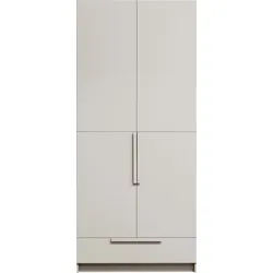 WOOOD Kleiderschrank »Pure«, mit Kleiderstange, Kiefernholz, Höhe 215 cm WOOOD Beige