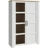 Forte Highboard Bohol 106,4 x 160,6 x 42 cm Riviera Eiche / Sibiu Lärche hell