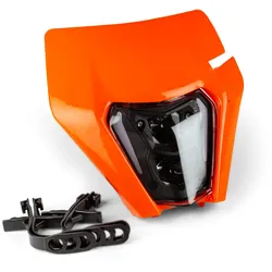 LED Lichtmaske Typ KTM EXC V2 Orange mit LED Strip
