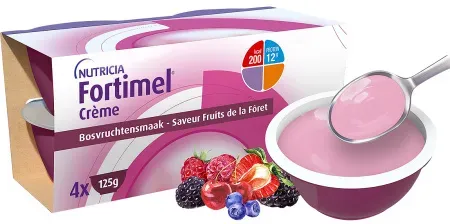 Fortimel Crème Waldfrüchte Geschmack Nahrungsergänzung Bei Mangelernährung Becher 4x125g