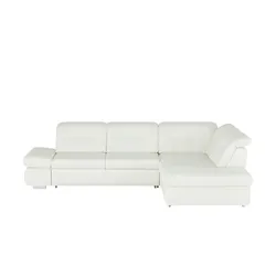 Kollektion Kraft Ecksofa Leder  Spencer ¦ weiß ¦ Maße (cm): B: 323 H: 102 T: 260.0