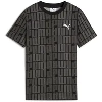 Puma ESS Logo LAB AOP Tee schwarz M