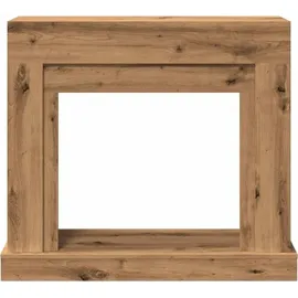 vidaXL Kaminumrandung 100 x 30 x 87,5 cm Braun