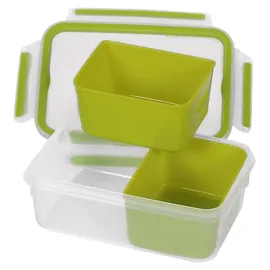 Emsa Frischhaltedose rechteckig transparent/grün 1 l