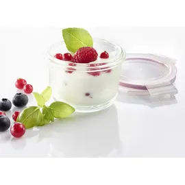 Westmark Frischhaltedose rund rot/transparent 150 ml