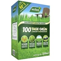 Westland Rasendünger 100 Tage Grün (6,25 kg, Inhalt ausreichend für ca.: 250 m2)