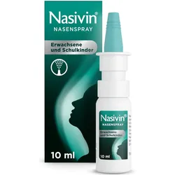 Nasivin NASENSPRAY  Erwachsene und Schulkinder ohne Konservierungsstoffe 10 ml Nasenspray