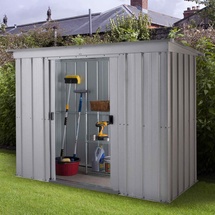YardMaster Titanium 84 2,24 x 1,04 m silber inkl. Bodenrahmen