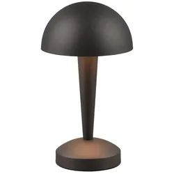 REALITY LED-Tischleuchte Canaria R59561180 schwarz-gold, E14, 4,9 W, 470 lm, 3000 K