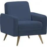 exxpo - sofa fashion Sessel »Samso, Loungesessel«, elegant und bequem, aktueller Cord Bezug