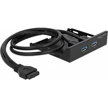 DeLock 63994 3.5 Zoll Einbauwinkel Schwarz
