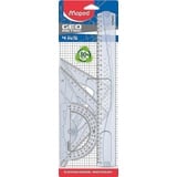 Maped 242767 Geometrie-Set, 4-teilig, Transparent