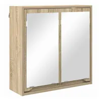 VidaXL Badezimmerspiegelschrank mit Regal Sonoma-Eiche 60 x 20 x