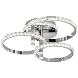 H4L LED Deckenleuchte 31W modern silber