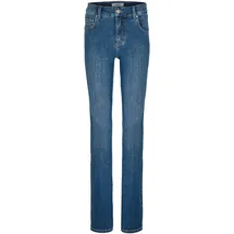 Angels Jeans Leni mit Bootcut in mittelblauer Waschung-D46 / L31