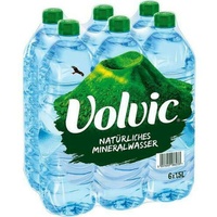 Volvic Natürliches Mineralwasser PET Flasche - EINWEG - ohne Kasten 6x 1,50 L.