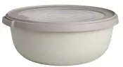 Mepal PRO Schüssel mit Deckel, wiederverwendbar, 1250 ml, Bowl Schüsseln für den häufigen Gebrauch in der Gastronomie entwickelt, Farbe: nordic white