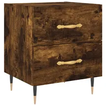 vidaXL Nachtschrank Räuchereiche 40 x 35 x 47,5 cm Braun