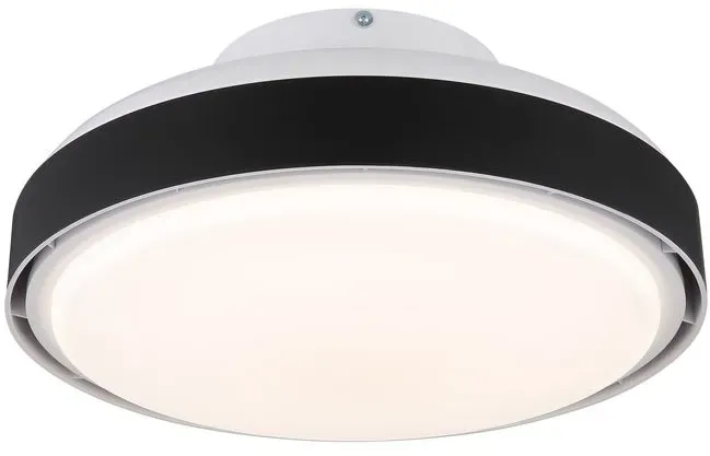 Globo Deckenventilator Carney Kunststoff Schwarz