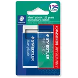 Staedtler Radiergummi Mars plastic farbsortiert, 2 St.