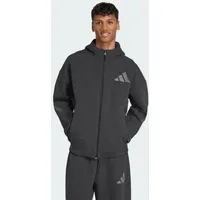 adidas Z.N.E. Hochwertige, Kapuzenjacke - black melange S