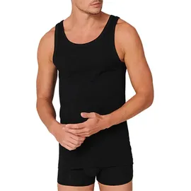 SCHIESSER Unterhemd 2er Pack 176038/000, Schwarz,