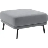 Schöner Wohnen Hocker Pearl 80 x 45 x 80 cm grau
