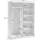 beautysofa Schwebetürenschrank Donatello 120 x 204,5 x 60 cm Schwarz/Eiche Artisan